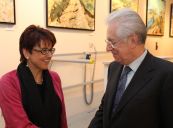 <p>Frau Dr. Gräßle und Mario Monti</p>